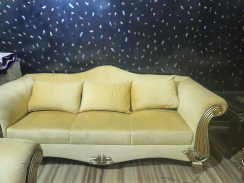 SOFA SET + DAINING TABLE + BINGARA + TABLES 3