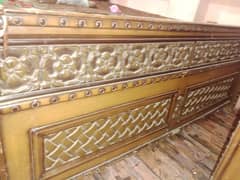 Wooden bed