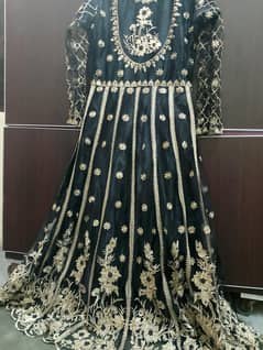 luxury Black Handwork Maxi |3PC Formal Wear