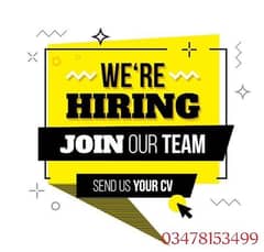 urgently staff required for digital marketing and office management