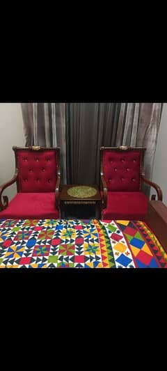 Brand New Chairs with Center Table for Sale