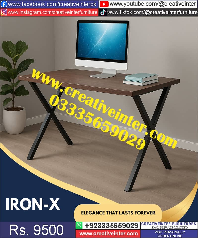 Office Table Study Table Working Desk Computer Gaming Table 14