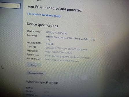 Dell Latitude 5450, i5 (5th generation) 08gb,180gb ssd,TouchScreen 7