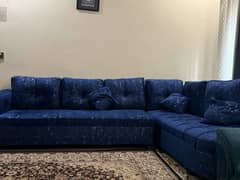 6 seater comfortable L shape sofa