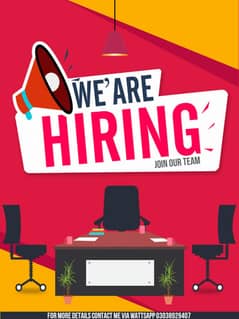 We are giving opportunity to Males & Females for Online & Office work