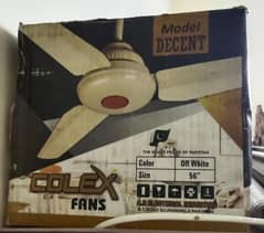 colex ceiling fan off white color