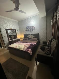 Daily basis 1bed ROM full furnished apartments safe and scour 100%coupe allow