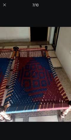 2 WOODEN BED/CHARPAI