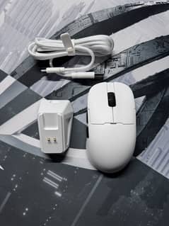 Ajazz Aj 159 Pro Wireless Gaming Mouse (Black/White)
