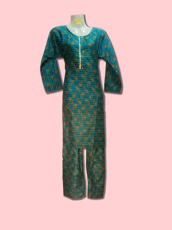 Women's Kurta Pajama Set - Printed Two-Piece Suit for Casual and Everyday Wear | Available in Multiple Colors