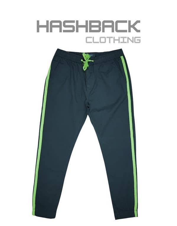 Hashback Men’s Black Jogger Pants - Breathable Stretchable Trousers
