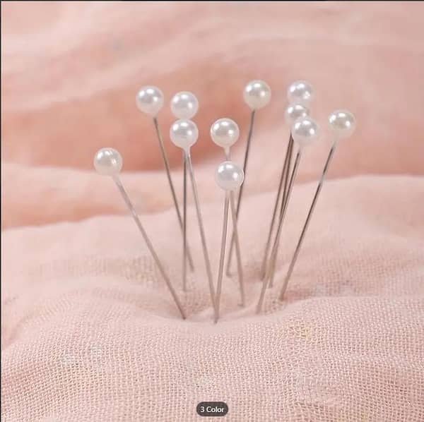 Stainless Steel Safety Sewing Pearl Pins for Crafting and Dressmaking - Available in 200, 240, 280, 320, or 360 Pins for Tailoring and Hijab Use