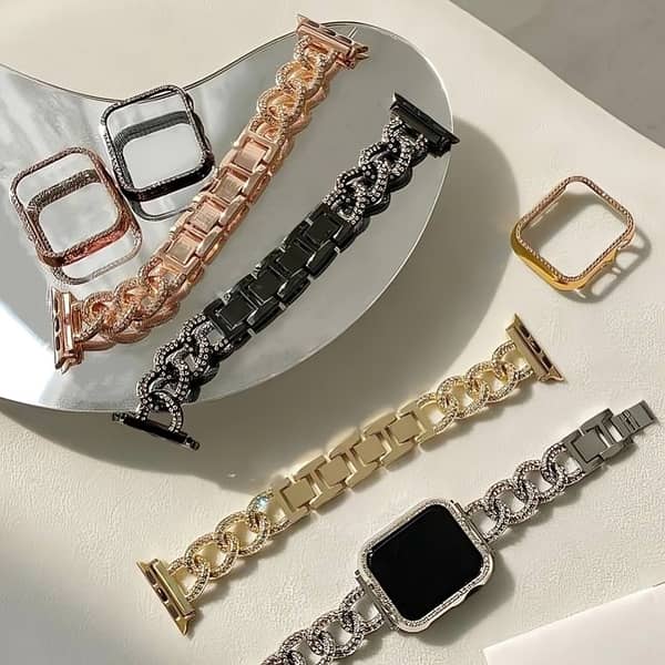 Python Chain Bracelet for 42-49mm Smartwatches – Women's Watch Straps