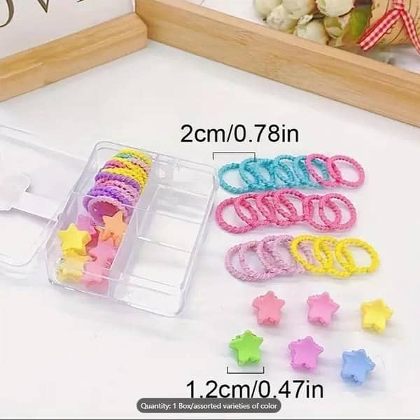 Candy Cartoon Rubber Bands and Colorful Elastic Hair Bands for Kids - Fun Accessories for Ponytails and Braids with Animal Designs and Mixed Styles