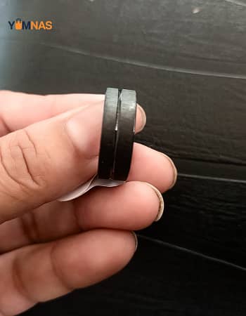 Black Titanium Minimalist Rings for Men and Boys - Scratch-Resistant, Lightweight, and Modern Design with a Matte Finish
