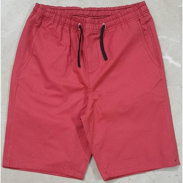 Hashback Men's Cotton Diagonal Print Shorts - Stylish and Breathable Summer Wear