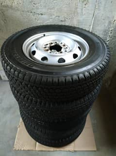 Japanese Tyre Bridgestone with Japanese genuine rim