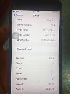 iPhone 7 Plus pta approved 128 GB