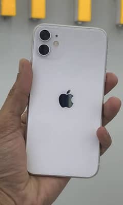iPhone 11 with charger & cover