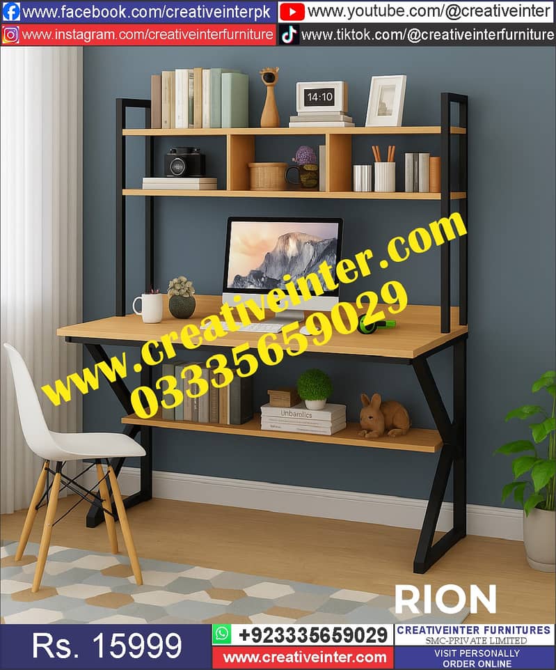 Office Table Study Table Working Desk Computer Gaming Table 9