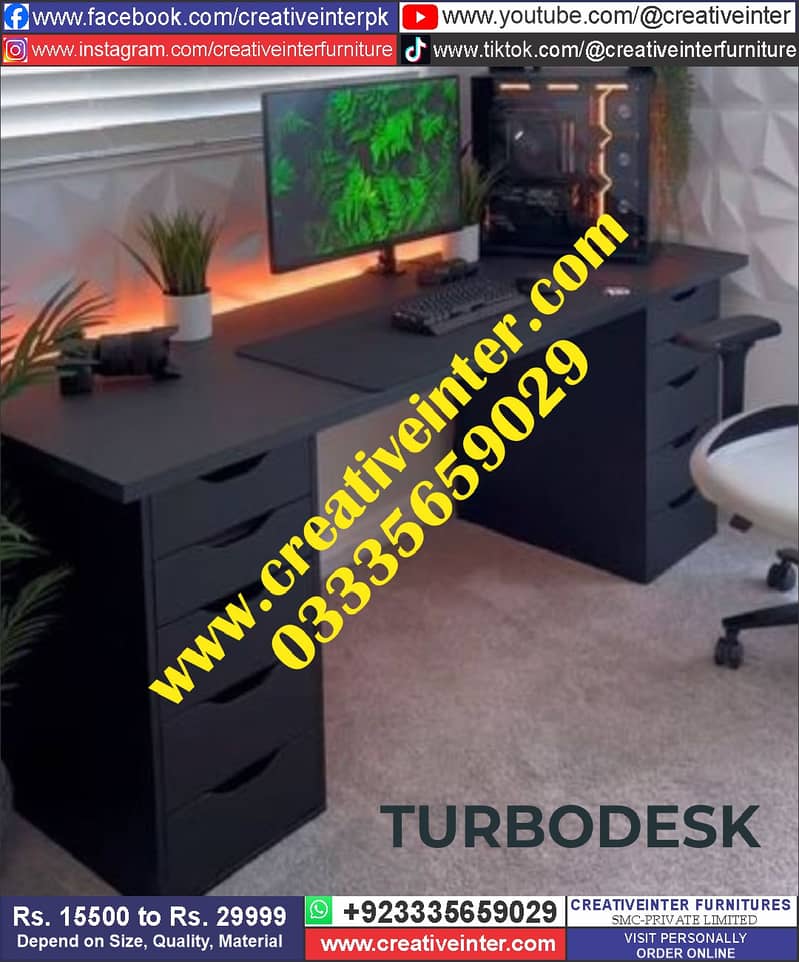 Office Table Study Table Working Desk Computer Gaming Table 0