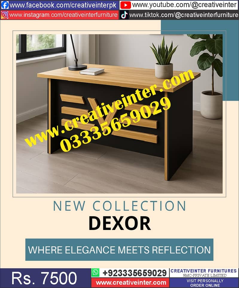 Office Table Study Table Working Desk Computer Gaming Table 10