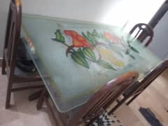 dining table 10/10 condition with 6 chairs