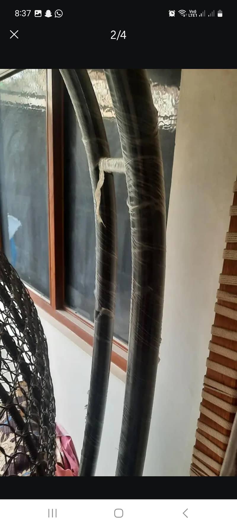 Double size swing for sale . Few months used. 2