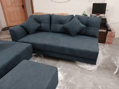 2 L shaped sofa set,chairs,lcd trolley