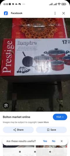 Black & Decker 5 in 1 and prestige inspire 17 pc non stick.