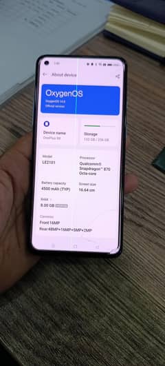 One Plus 9R 8+8gb+256gb available for Sale (Urgent Sale)