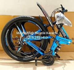 New Foldable 26 size Morgan Double Jump bicycle imported box pack new