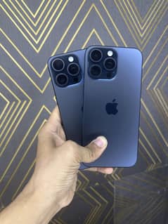 Iphone 15 pro max jv 256Gb black & blue titanium