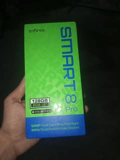 Infinix smart8pro 4+4/128 full box ha