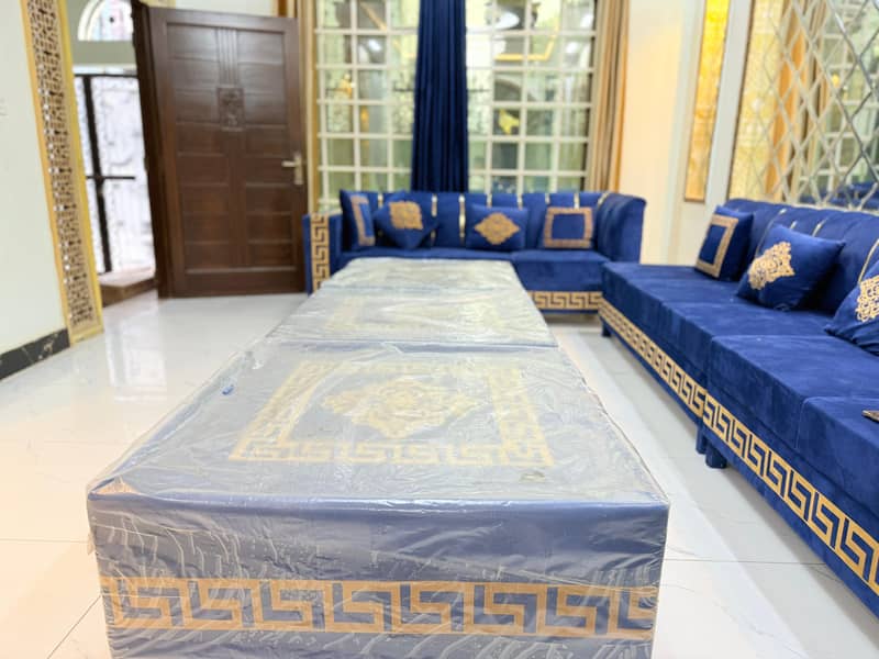 just 2 months used look like new sofa set and 3 tables 10by10condition 7