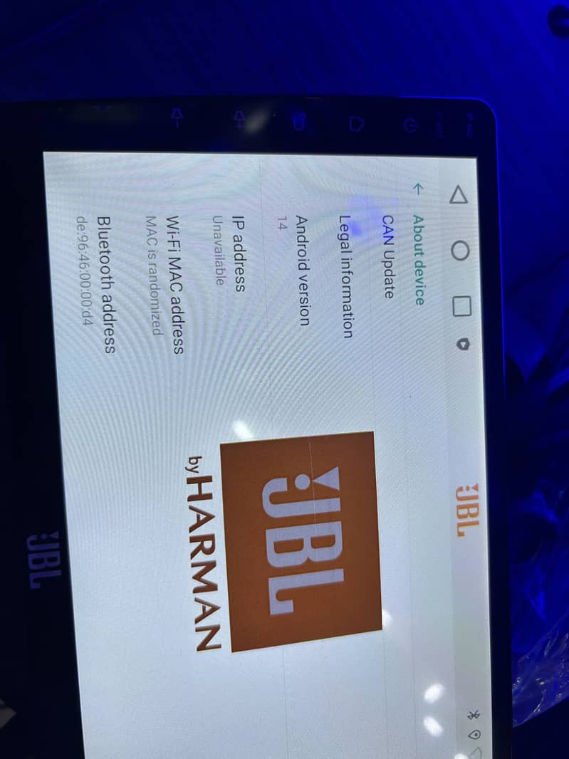 Android player powered by JBL harman audio 4