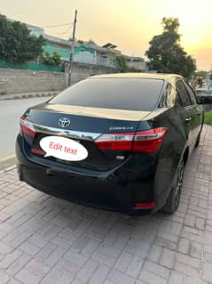 Toyota Corolla XLI converted GLI 2017 Pindi Number
