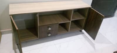 LED TV Rack drawers Table 5 feet