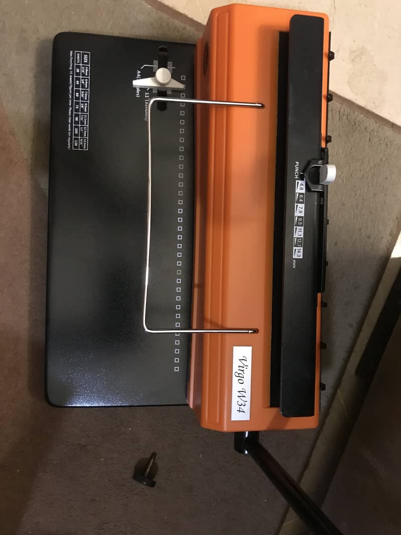 Punching and Binding Machine Manual. (New) 1