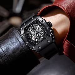 Men’s aviator watch black