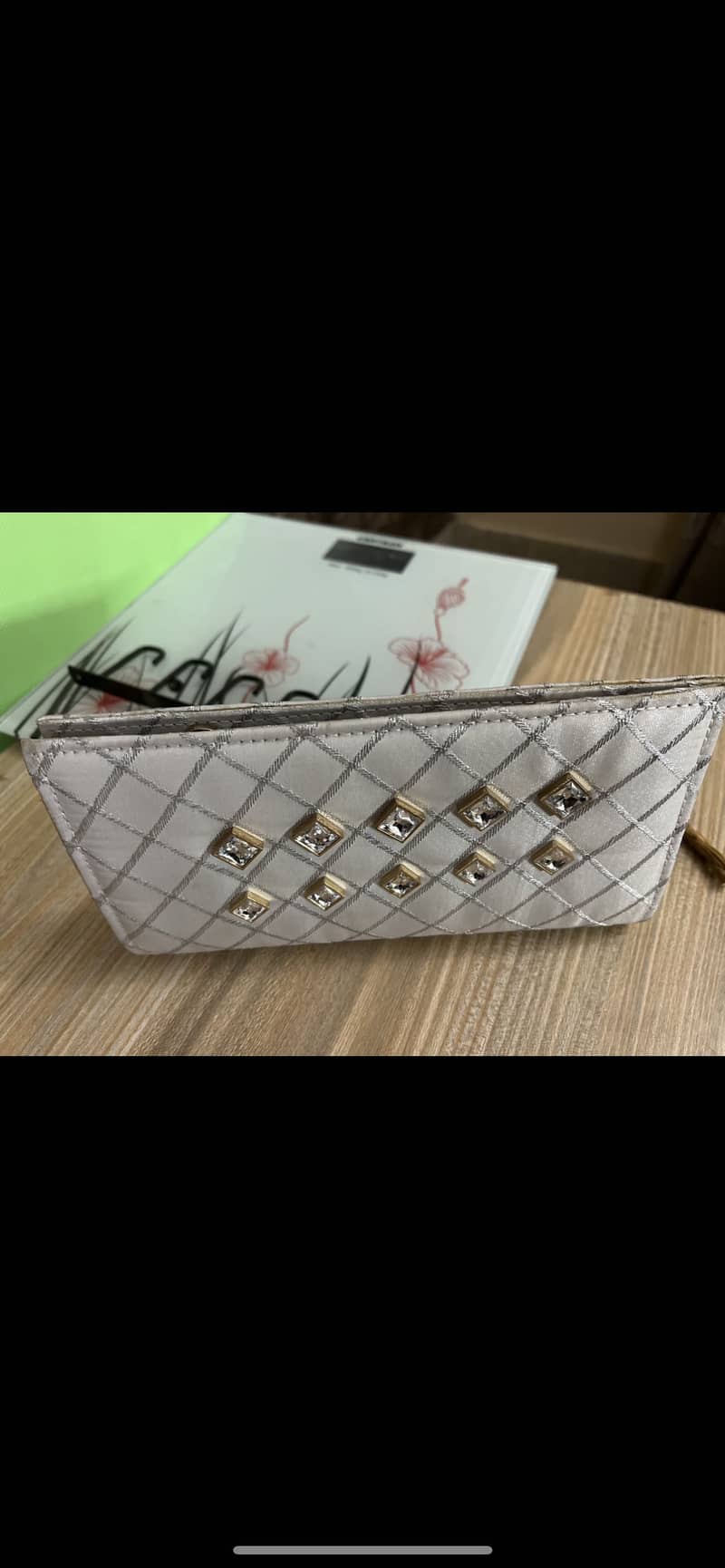 It’s clutch for a party function used both are in silver colour 0