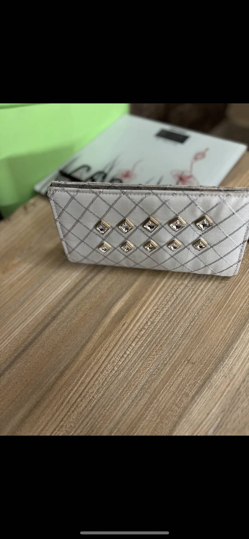 It’s clutch for a party function used both are in silver colour 1