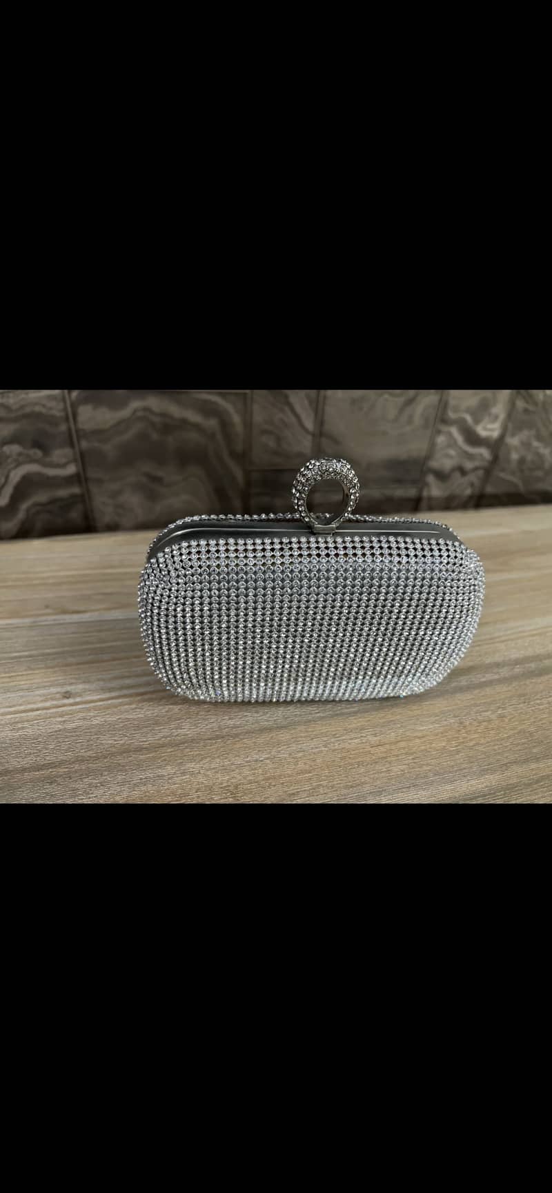 It’s clutch for a party function used both are in silver colour 3