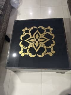 sofa and table
