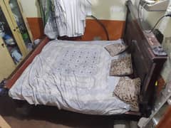 king size brown colour bed or