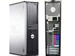 core 2 duo, 160 HHD, 2 GB DDR2 RAM,  with free screen and keyboard.