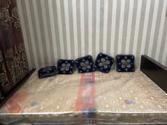 Wooden Bed with Mattress