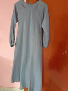 Grey Maxi Silk Type Abaya