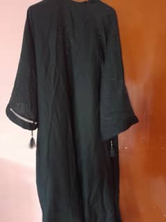 Black Maxi Silk Type Abaya