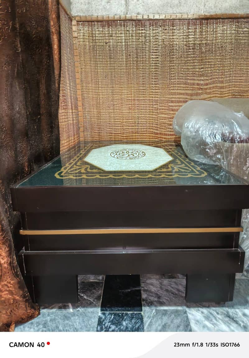 L Shaped Sofa with foldable table 13